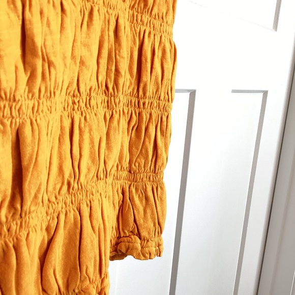 Anthropologie Smocked Tube Top NWT Mango XL - Picture 3 of 6